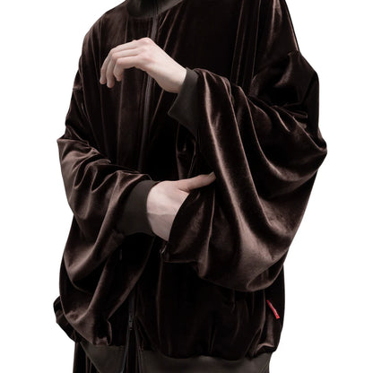 FUMITO GANRYU Kimono Track Jk - Brown