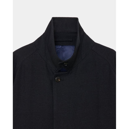 marka Tumbled Wool Serge Raglan Sleeve Coat