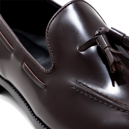 KENFORD MENS TASSEL LOAFERS / WINE
