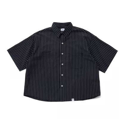 BEDWIN & THE HEARTBREAKERS S/S WASHER STRIPE WORK SHIRT "BOB