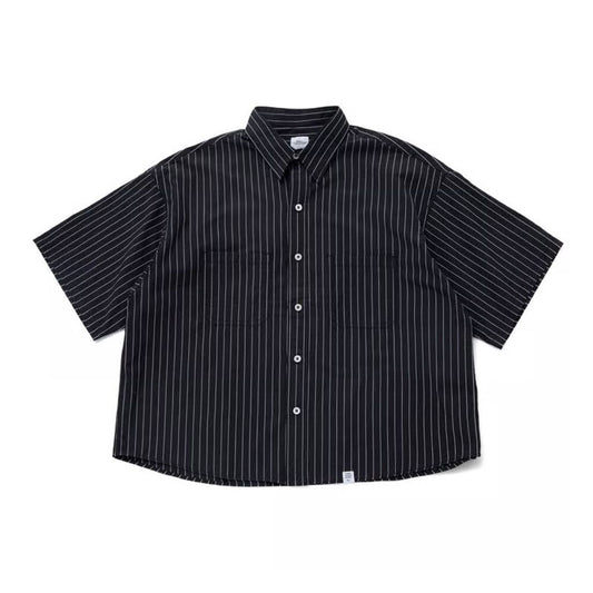BEDWIN & THE HEARTBREAKERS S/S WASHER STRIPE WORK SHIRT "BOB