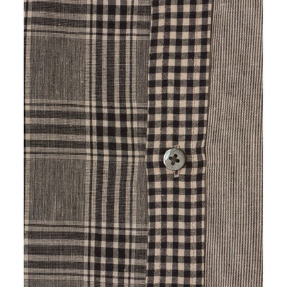 SUGARHILL CS LINEN BIG SHIRT CRAZY PATTERN