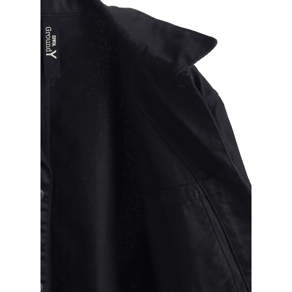Ground Y×EDWIN 9oz BLACK TWILL COVERALL
