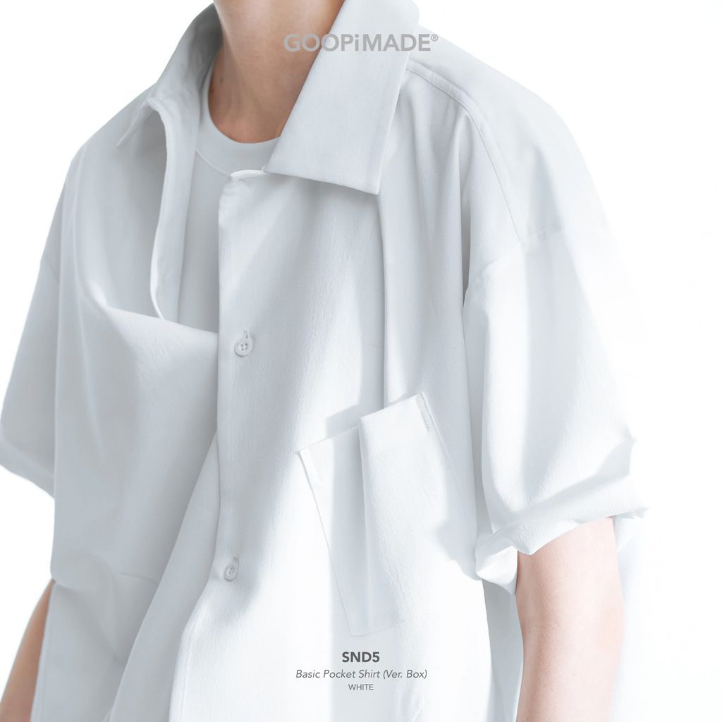 GOOPiMADE SND5 BASIC POCKET SHIRTS