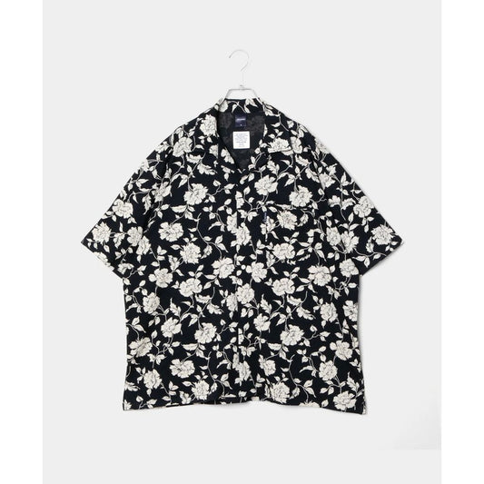 APPLEBUM CHIRIMEN KNIT ALOHA SHIRT (OVERSIZED)