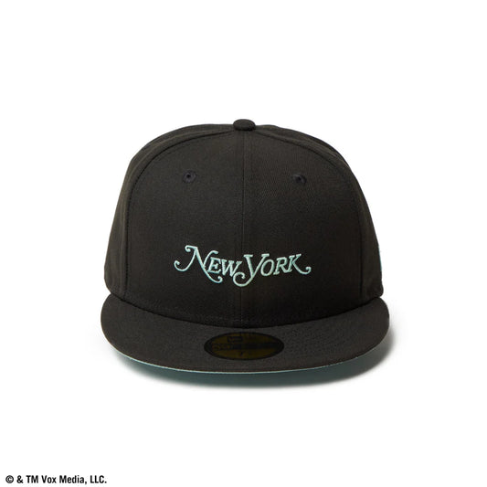 NEW ERA  59FIFTY New York Magazine ブラック × シーグラス