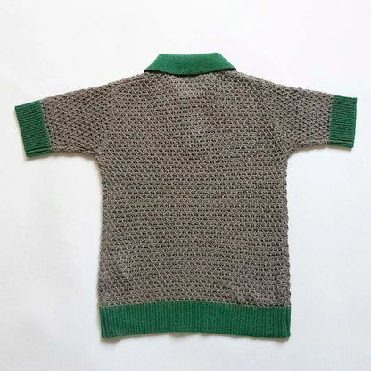 THOMAS MAGPIE collared mesh top トーマス マグパイ シャツ