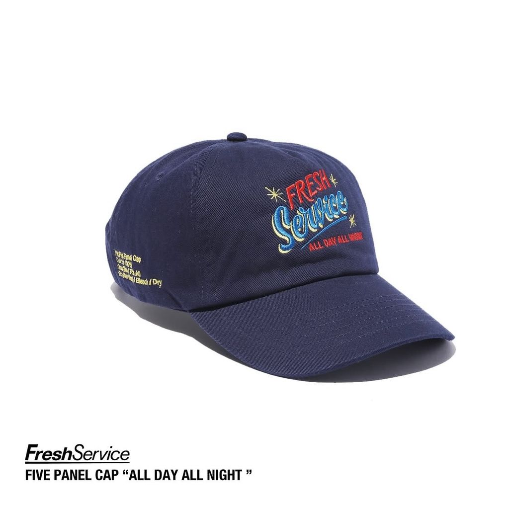 FreshService FIVE PANEL CAP "All Day All Night"