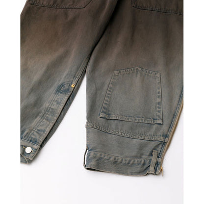 beautiful people double-end selvedge denim pants gradation