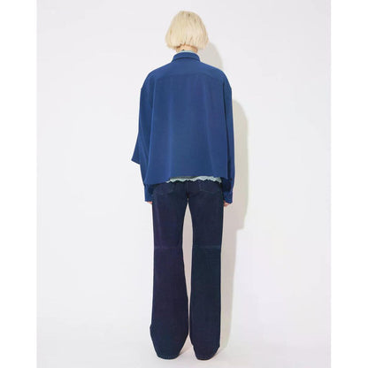 beautiful people triacetate double cloth tailcoat shirt