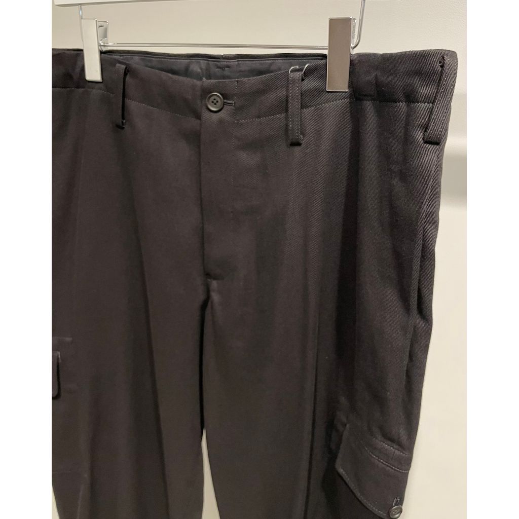 Y's for men KATSURAGI PANTS WITH BOTH SIDE FLAP POCKET