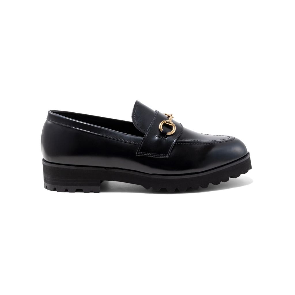 KENFORD MENS TANK SOLE BIT LOAFERS / BLACK