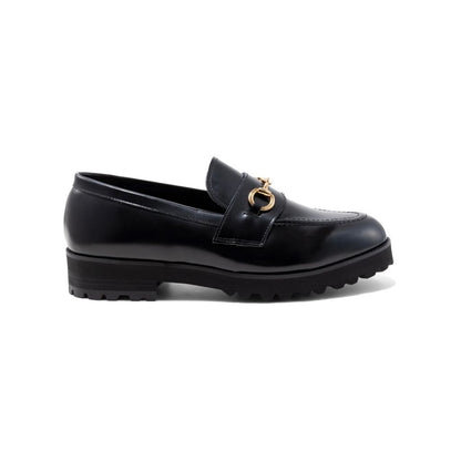KENFORD MENS TANK SOLE BIT LOAFERS / BLACK