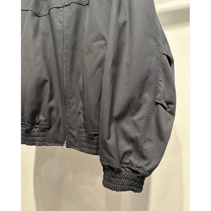 COMME des GARCONS HOMME COTTON YARN-DYED BLOUSON（BLACK）