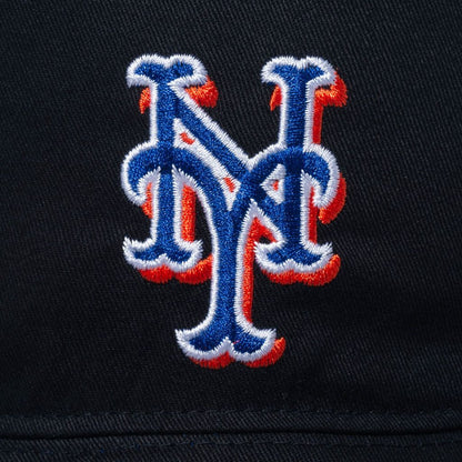 NEW ERA バケット01 リバーシブル MLB Reversible Hat ニューヨーク・メッツ ブラック/ライトロイヤル
