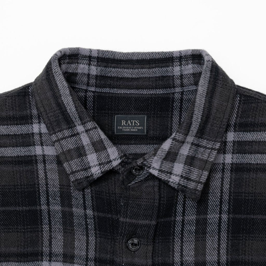 RATS TARTAN FLANNEL CHECK SHIRT