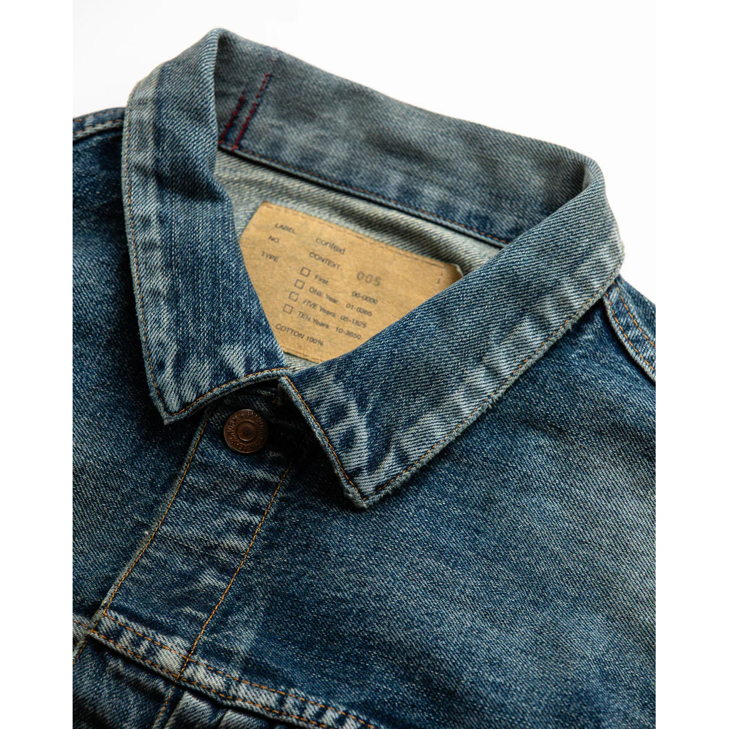 ANACHRONORM CONTEXT-005 FRONT TUCK DENIM REMAKED JACKET