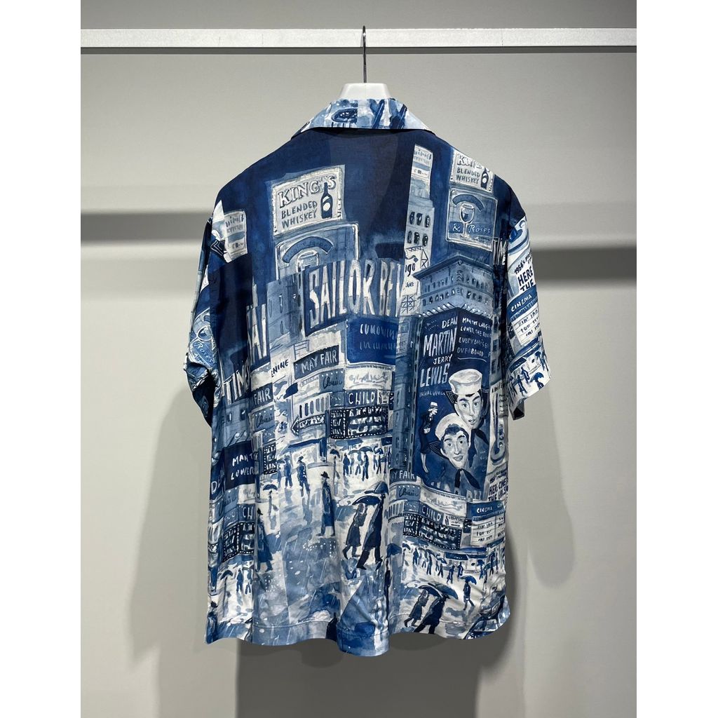 PORTER CLASSIC ALOHA SHIRT TIMES SQUARE