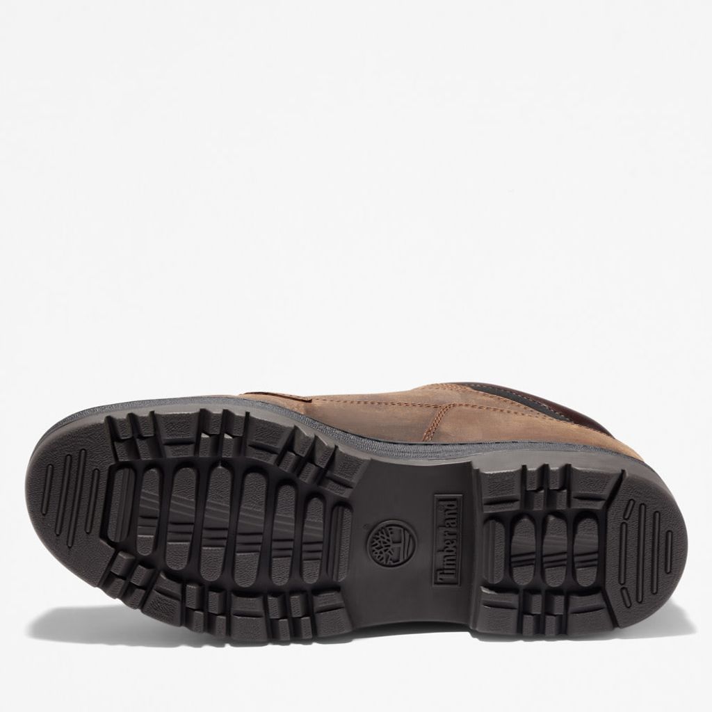 Timberland ヘリテージ GTX モックトゥ ミッド メンズ (BROWN)
