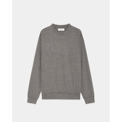 marka  Super 100s Washable Wool Jersey / Crew Neck L/S Tee