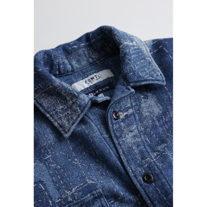 FDMTL FA26SH41JU BORO JACQUARD SHIRT JACKET 3YR WASH