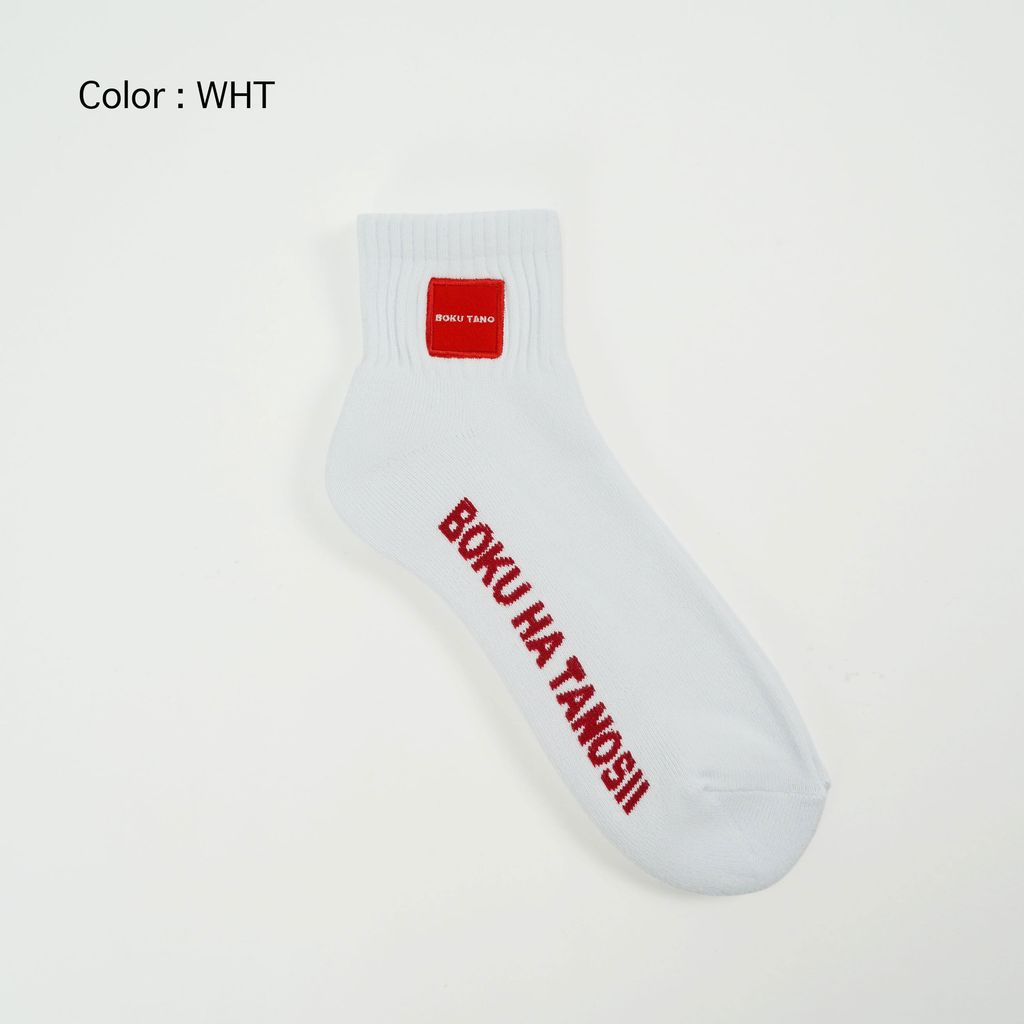BOKU HA TANOSII ／ BOKUTANO SOCKS LOGO Short