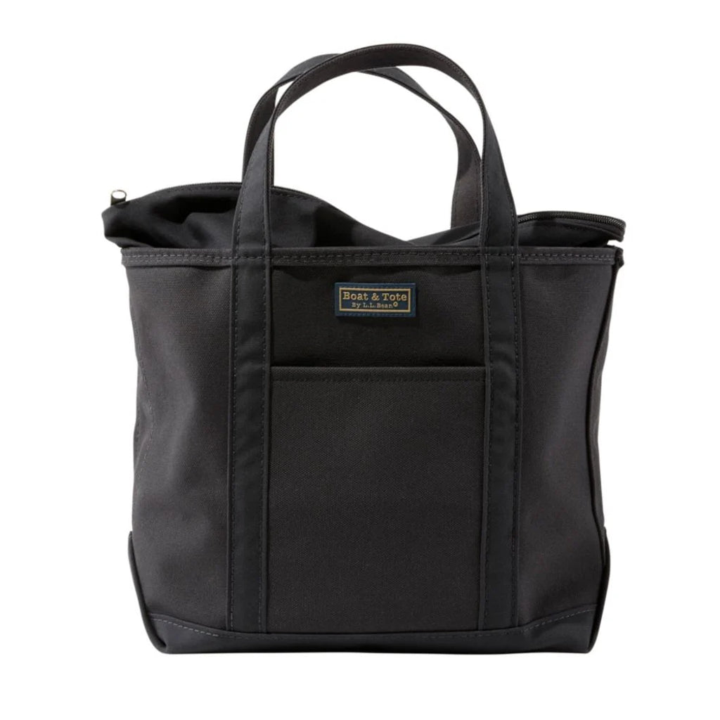 L.L.Bean Boat and Tote Zip-Top with Pocket(Black/Black)
