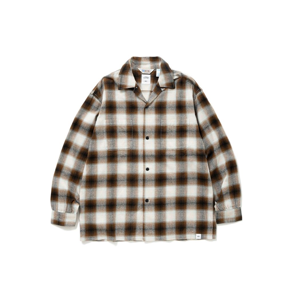 BEDWIN & THE HEARTBREAKERS FIVE BROTHER Ex. L/S CHECK SHIRT "VIN"
