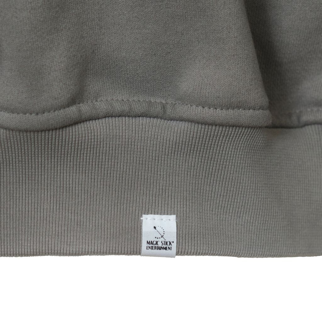 MAGIC STICK 2 Tone Comfort Hoodie (STEEL GREY with SPRAY)