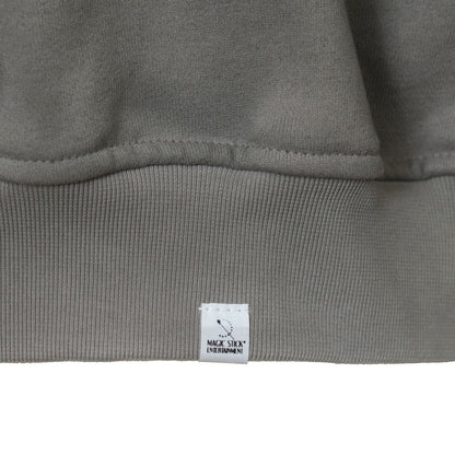 MAGIC STICK 2 Tone Comfort Hoodie (STEEL GREY with SPRAY)
