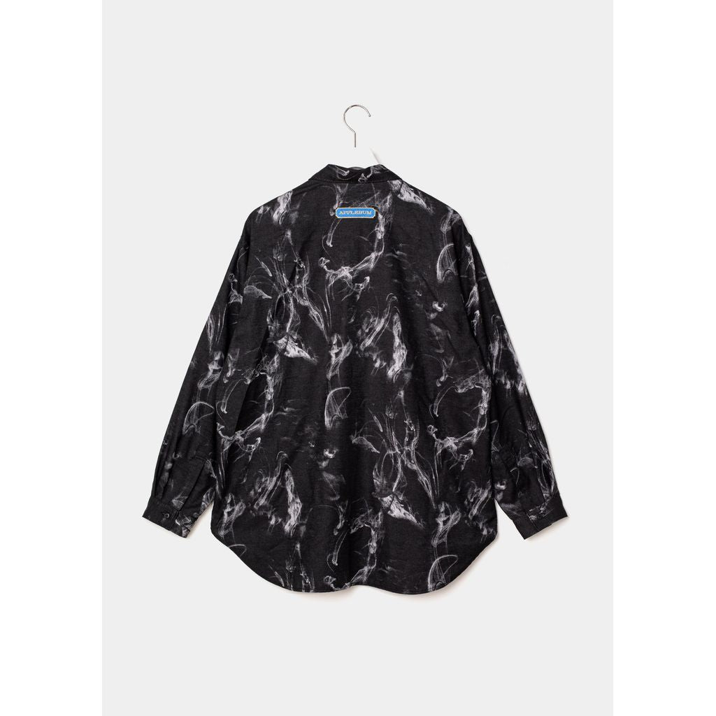APPLEBUM DEATH ROW RECORDS L/S SHIRT-SMOKE