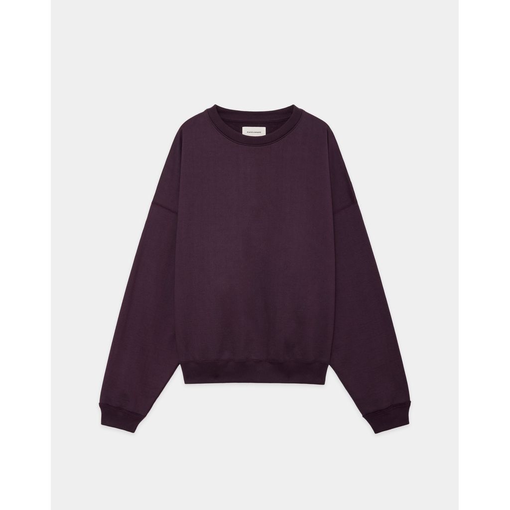 MARKAWARE  Organic Cotton Heavy Fleece Huge Short Sweat