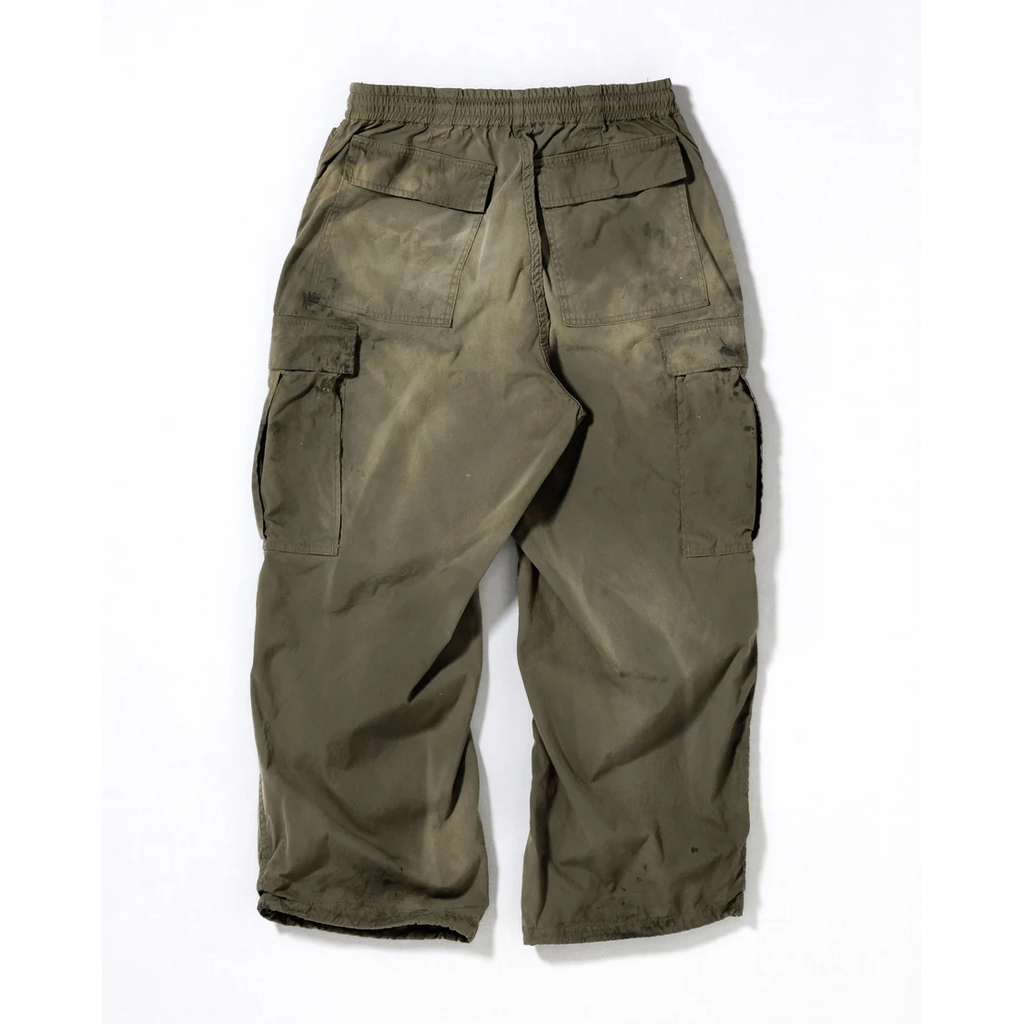ANACHRONORM FADED CARGO EASY PANTS OLIVE