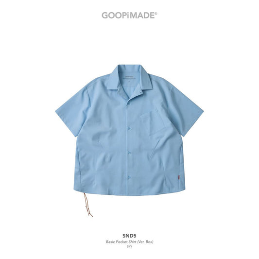 GOOPiMADE SND5 BASIC POCKET SHIRTS