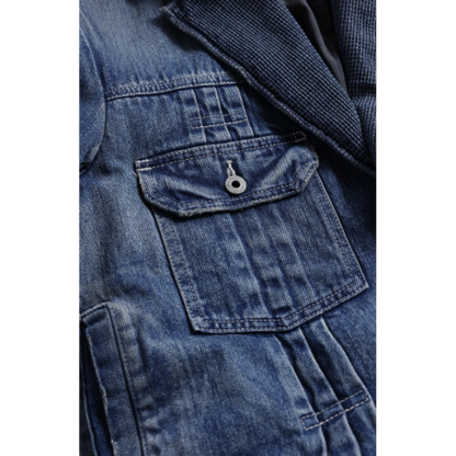 FDMTL FA26JK42U PLEATS LAPEL JACKET 3YR WASH