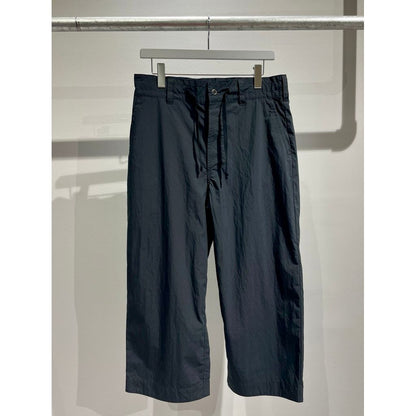 PORTER CLASSIC POPLIN WIDE LONG PANTS
