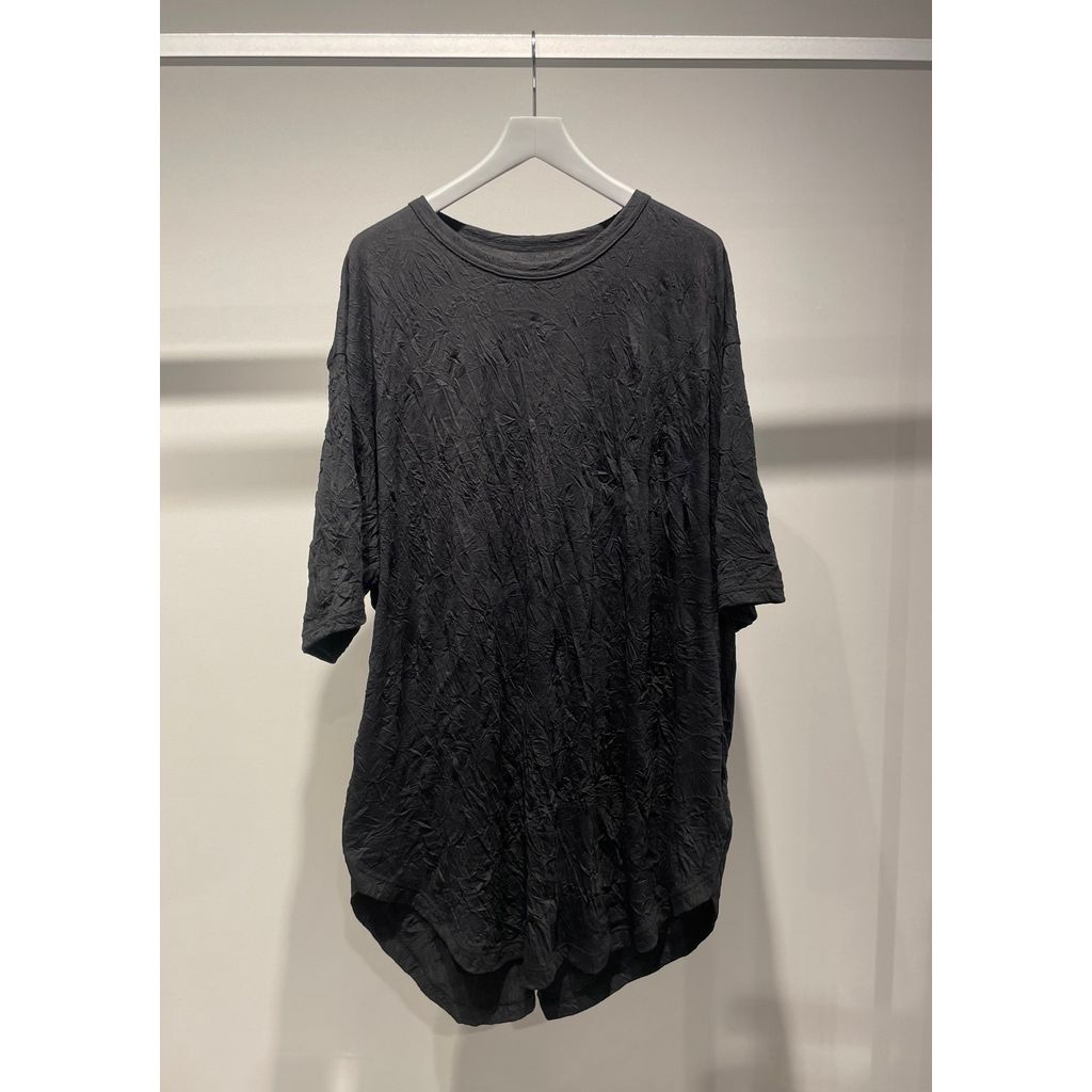 Ground Y CATCH WASHER HEM ROUND JUMBO T-SHIRT SHORT SLEEVES