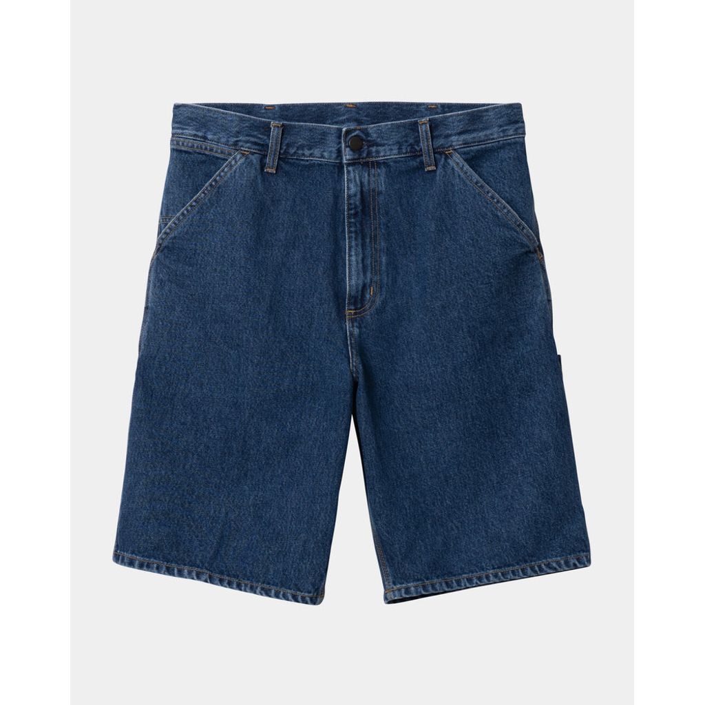 CARHARTT WIP  Single Knee Short - Denim Smith Denim