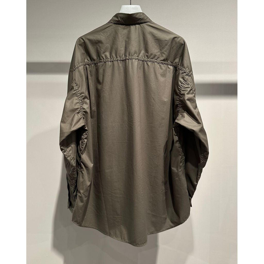 COMME des GARCONS HOMME COTTON LIPCLOTH SHIRTS（KAHKI）