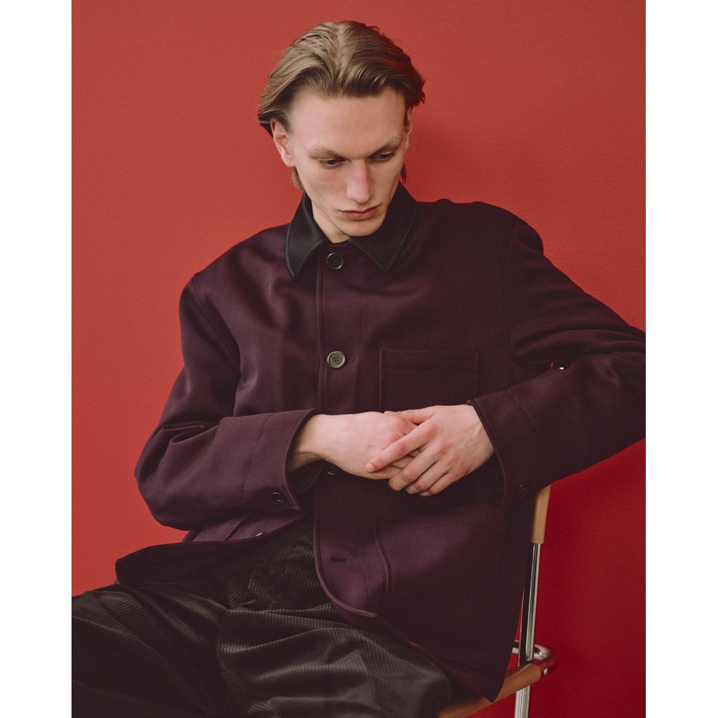 MARKAWARE Polwarth Tuxedo Cloth Tuxedo Coverall – MAROON WEBSTORE