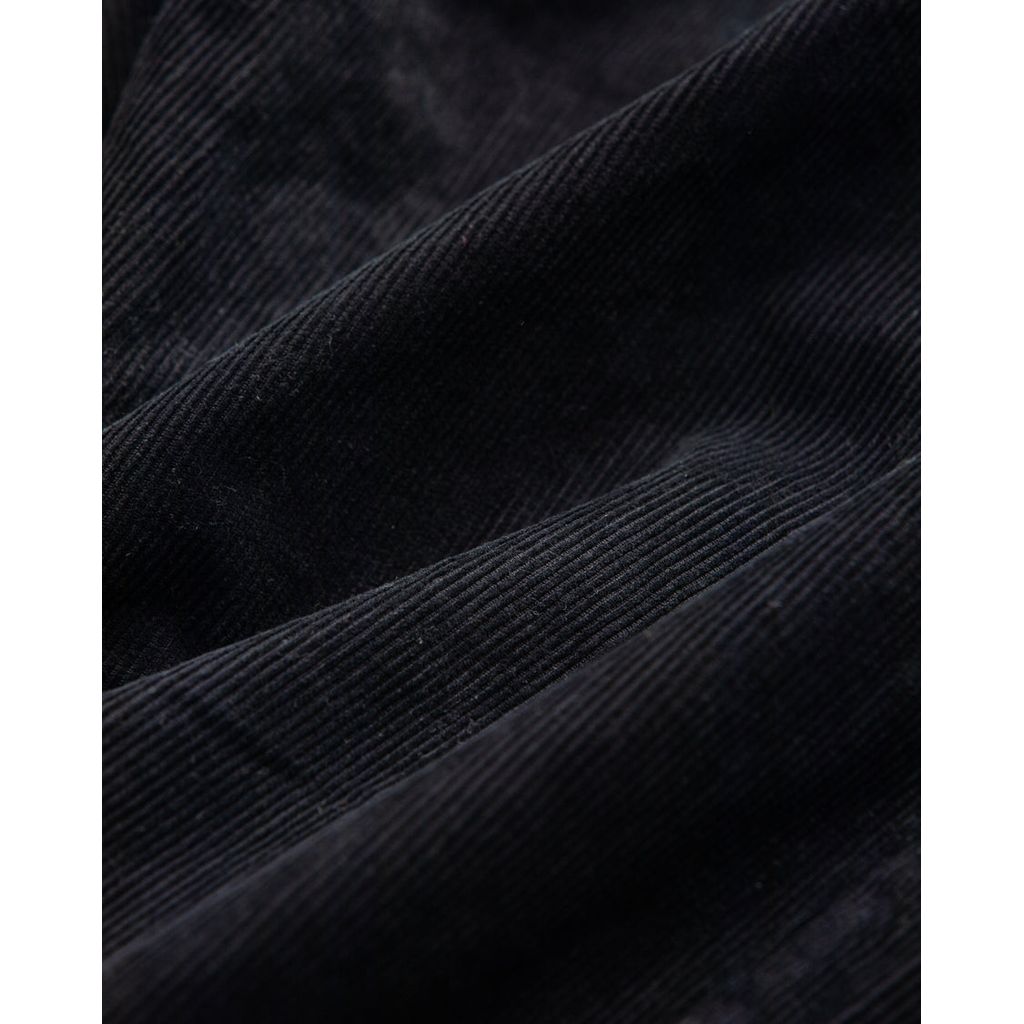 ANACHRONORM SULFUR DYED CORDUROY 5P WIDE PANTS SULFUR BLACK