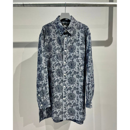 Y's for men INDIGO JACQUARD SHIRT