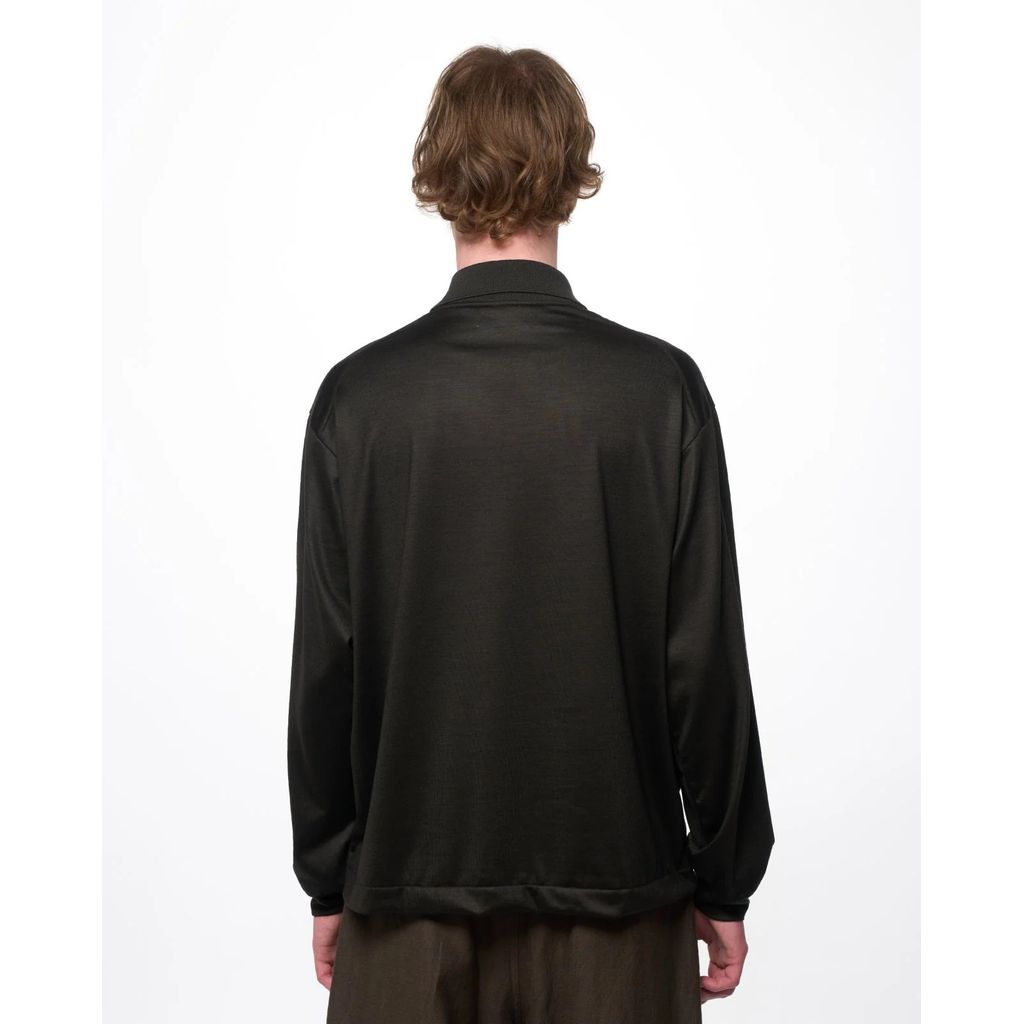 marka  Super 100s Washable Wool Jersey / Shirt Cardigan