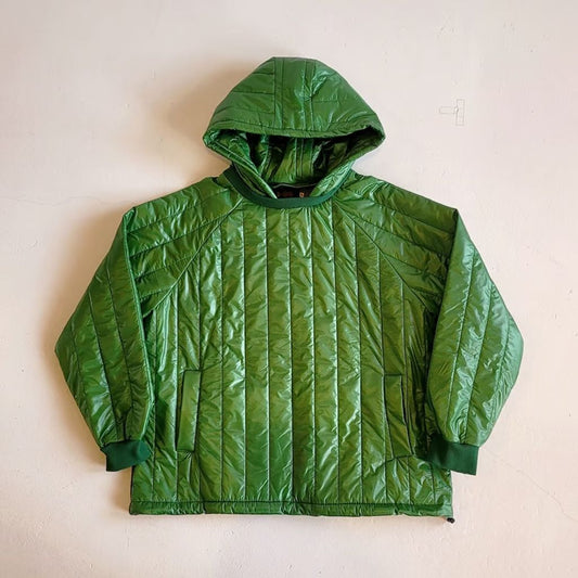 VOO Ost QUILT HOODY - GREEN