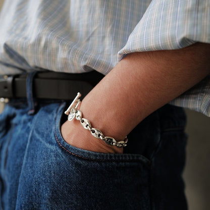 XOLO JEWELRY Caviar Link Bracelet 8mm19cm