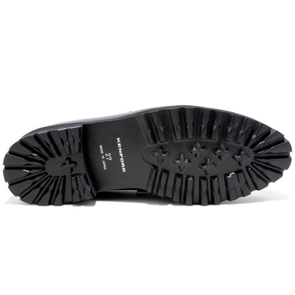 KENFORD MENS TANK SOLE TASSEL LOAFERS / BLACK