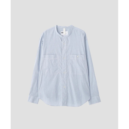 MHL. WORN COTTON HAIRLINE STRIPE SHIRT