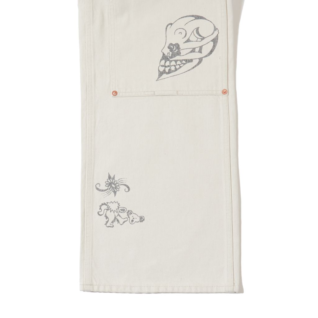 SUGARHILL TATTOO FLASH PRINT MODERN DENIM PAINTER