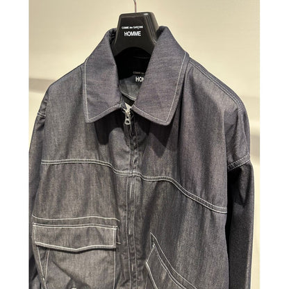 COMME des GARCONS HOMME LIGHT-OUNCE COTTON DENIM BLOUSON