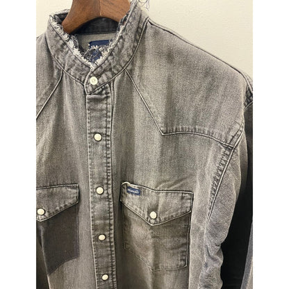 Wrangler Cut Off Remake Denim Shirts